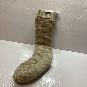 Bees and willow knitted socks